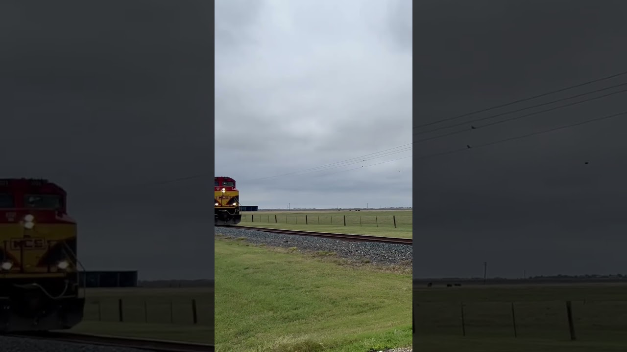 KCS SD70Ace Trio leads tank train
