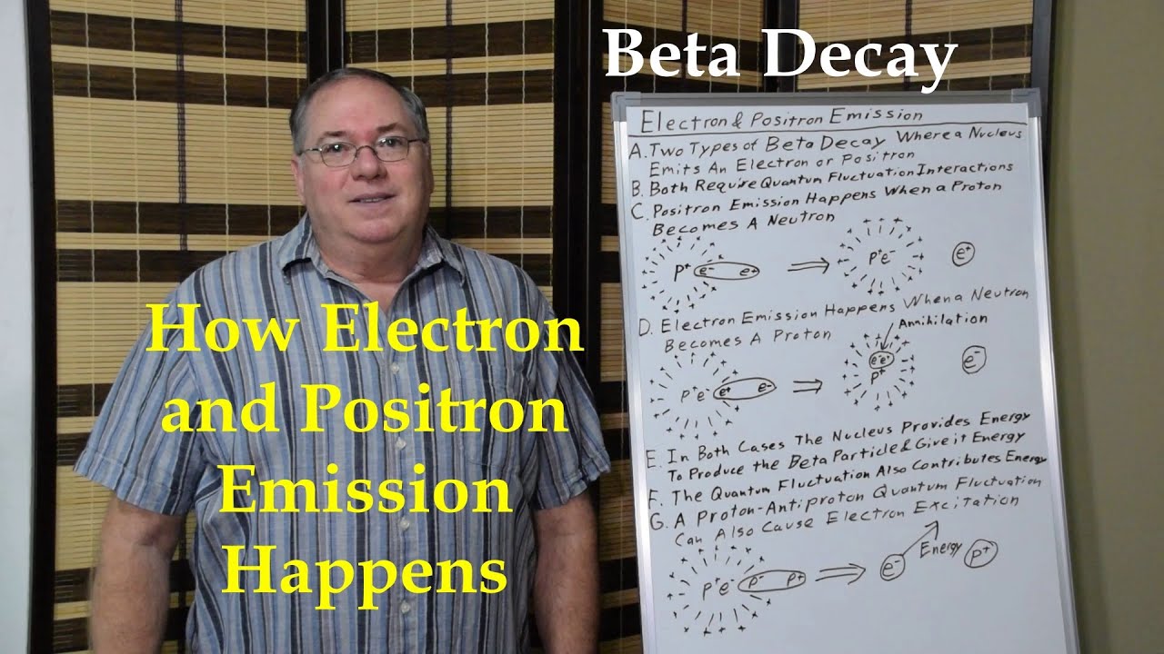 How Electron and Positron Emission Happens