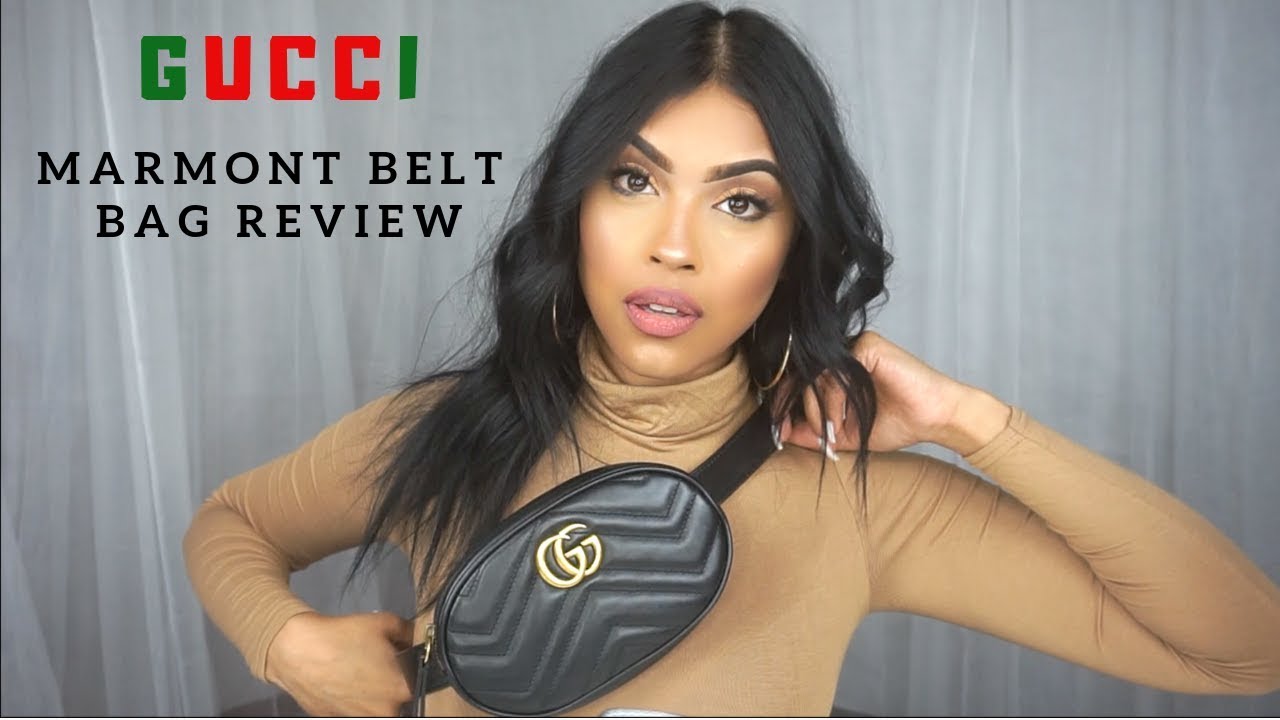 GUCCI MARMONT BELT BAG REVIEW | Maisha