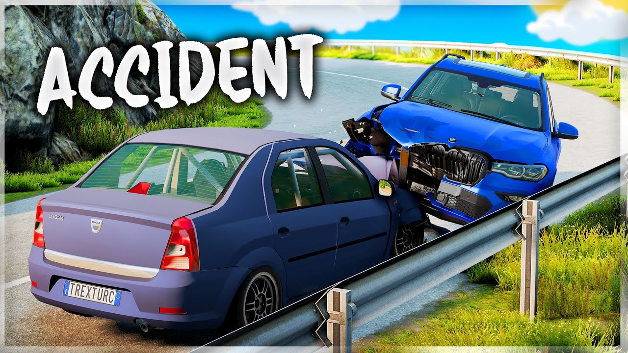 Accident Intentionat cu Dacia Logan pe BeamNG.Drive