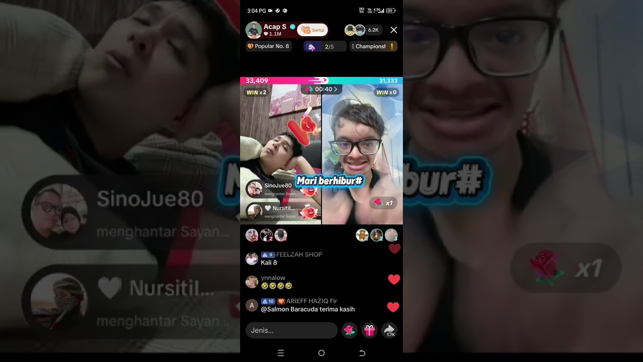 Pk Lawak..acap s vs khaidir adam...acap sambil tidur berselimut jer lawan pk dgn khaidir..🤣🤣🤣