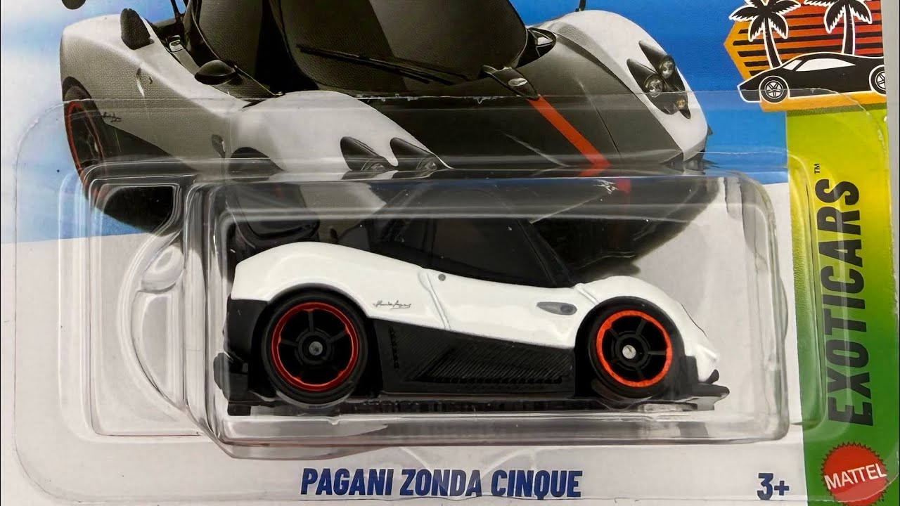 HOT WHEELS PAGANI ZONDA CINQUE 4/10 EXOTICARS FROM 2026 