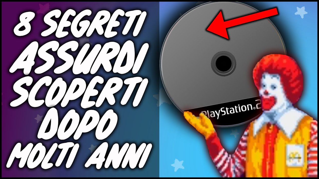8 SEGRETI nei videogiochi SCOPERTI DOPO MOLTI ANNI!