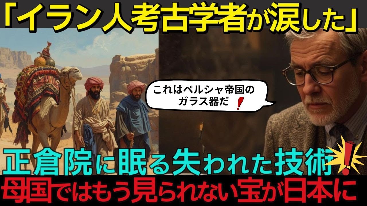 「なぜ日本に…？」イラン人考古学者が涙した理由…正倉院に眠るペルシャの至宝が明かす、1300年前の世界