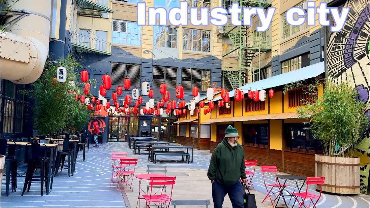 Walking Industry City Brooklyn NYC in November 2023