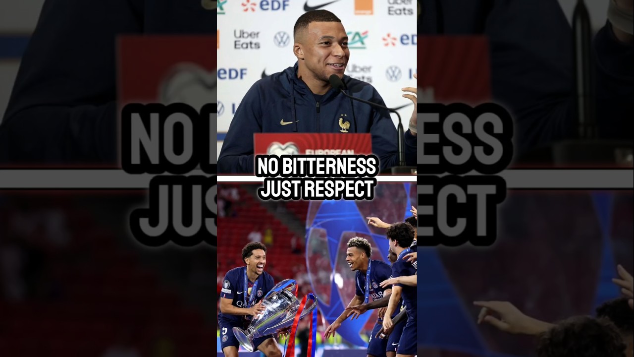 Mbapp&eacute;&rsquo;s reaction to PSG&rsquo;s Champions League victory showed pure class 👏🏆🇫🇷
