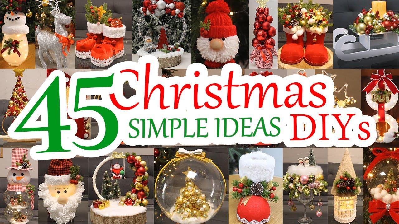 45 Simple Christmas DIYs you can make at Home