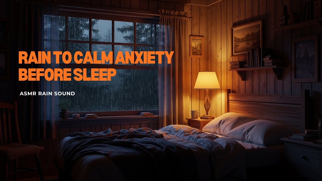 Rain to Calm Anxiety Before Sleep | ASMR Rain Sounds