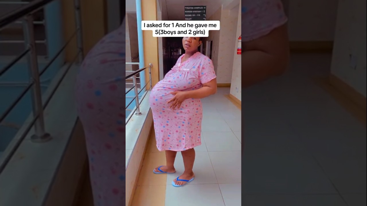 After 9 years of barrenness, God bless my cousin with quintuplets. What a faithful God we serve 🙌