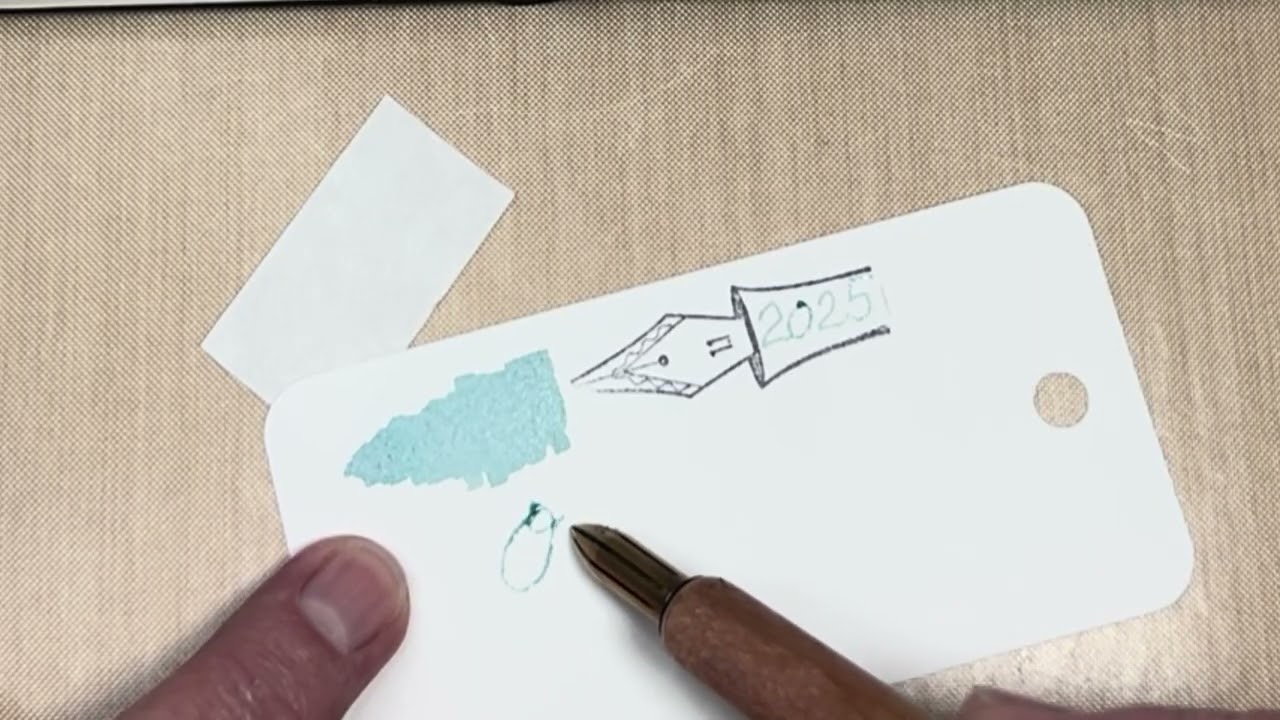 День 19 2025 Diamine Inkvent ~ Overcast