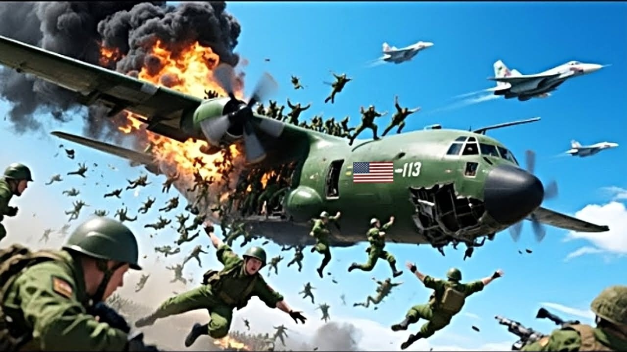13 минут назад: американский самолет C-130, перевозивший 7000 тонн бомб, был уничтожен российским ис