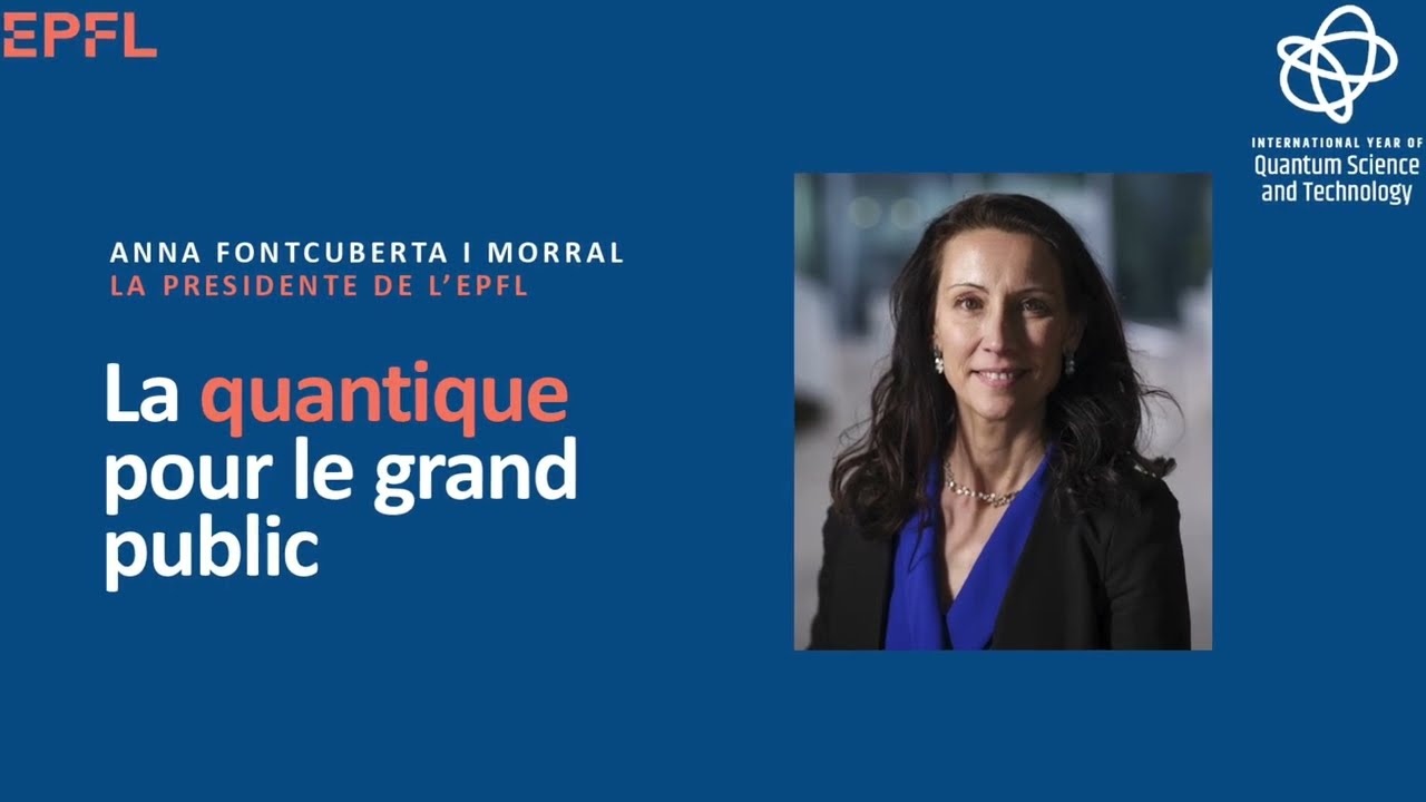 Anna Fontcuberta i Morral introduit la Journée de la Quantique 2025
