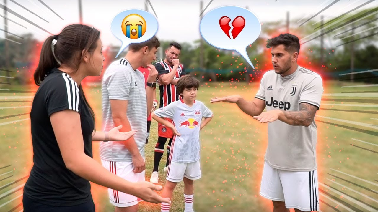 ELES TERMINARAM NA FRENTE DE TODO MUNDO NO DESAFIO DE FUTEBOL!!
