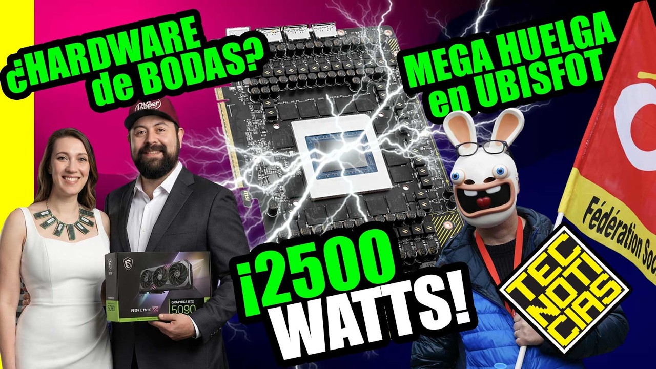 RTX 5090 de 2500 WATTS? Escasez de RAM vs Steamdeck, Hardware en bodas, UBISOFT Huelga - Tecnoticias