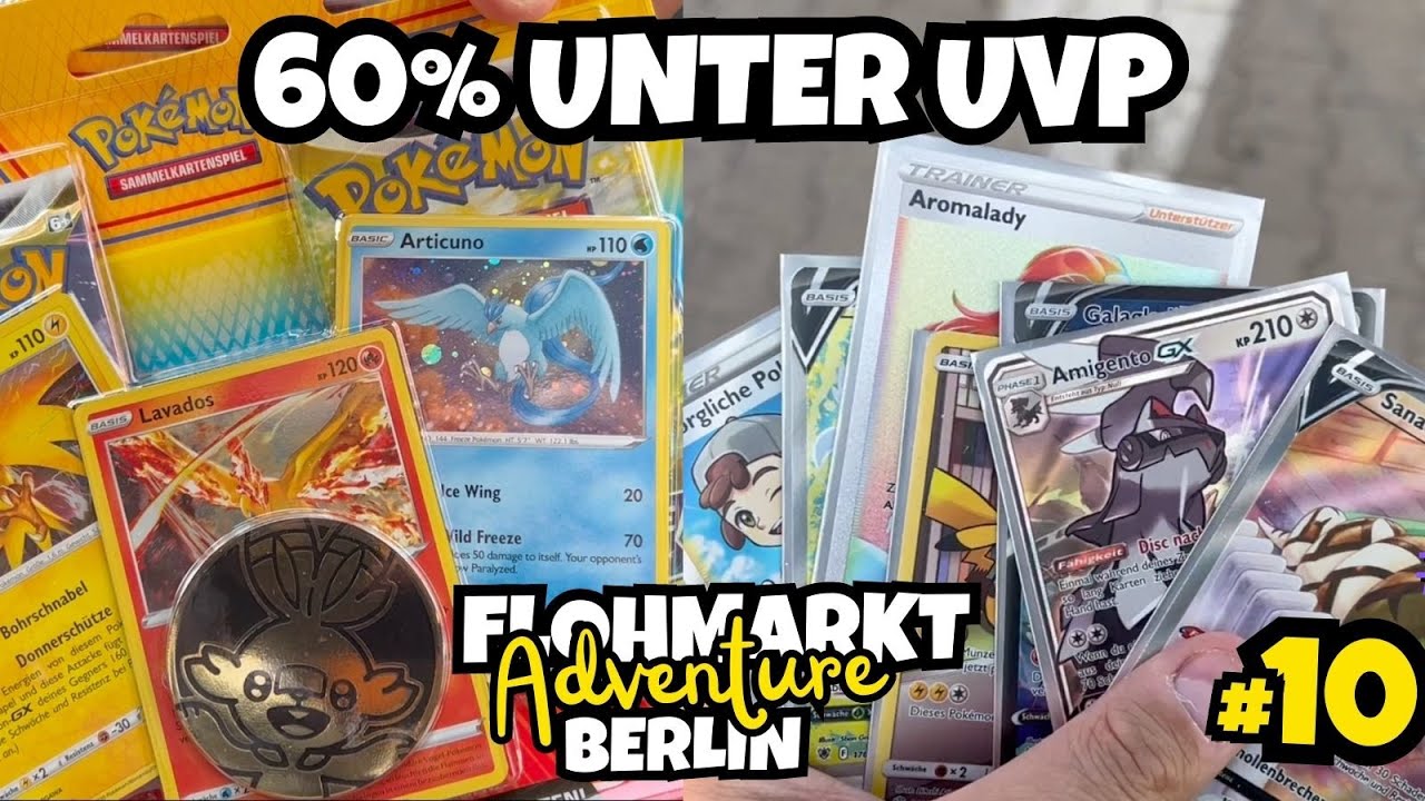 Pokemon Error Blister 60% GÜNSTIGER als UVP aufm Flohmarkt gekauft ! Flohmarkt Adventure Berlin #10