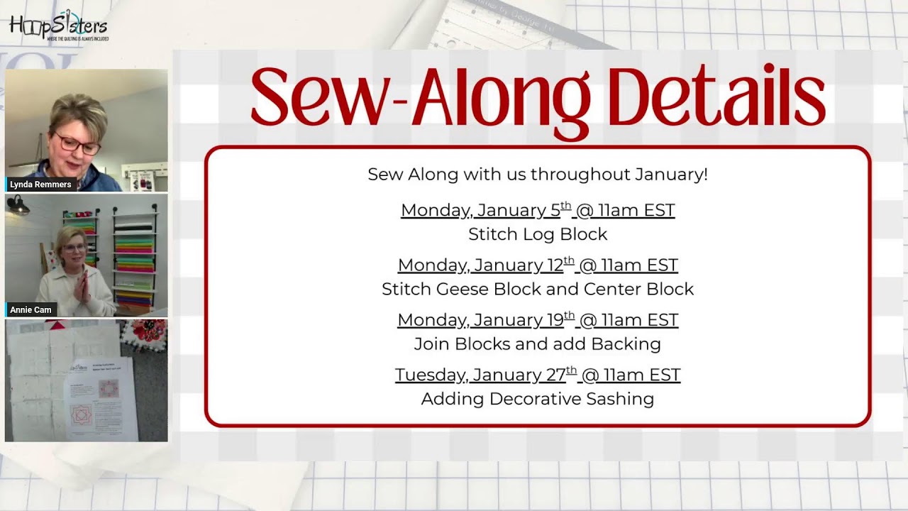 Sew Along Session Three
