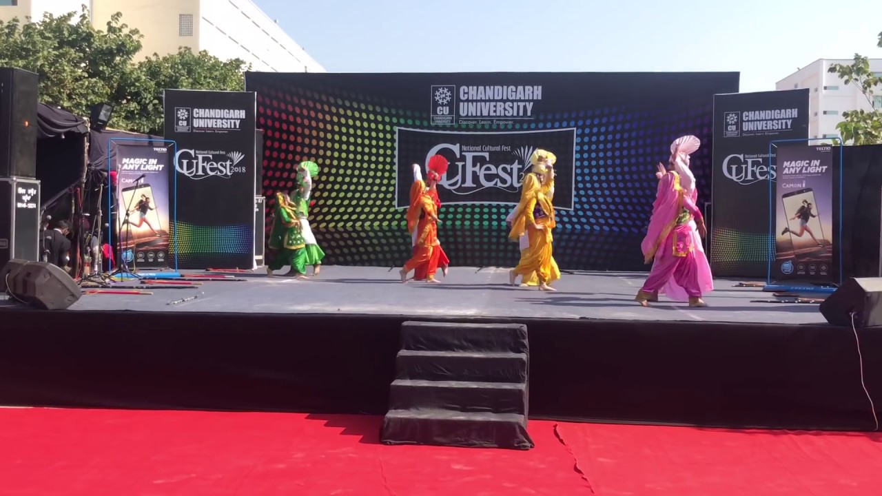 Dav university bhangra at CU fest 2k18