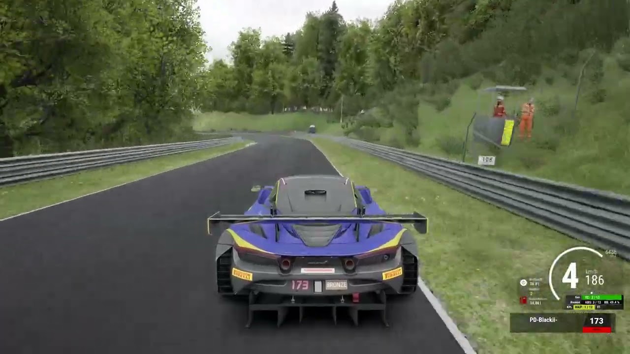 First hotlap with Mclaren