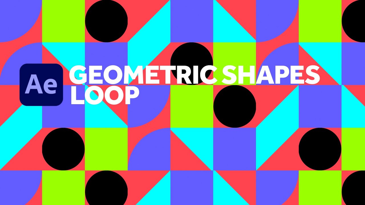 Геометрические фигуры Loop | Урок по After Effects