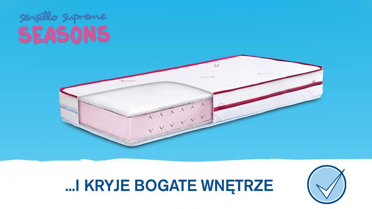 Materac dziecięcy Sensillo Supreme Seasons