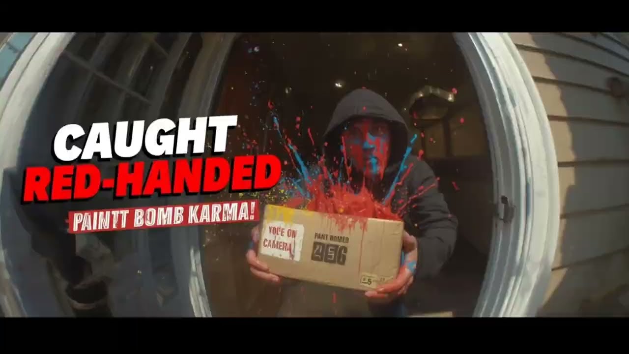 &ldquo;Porch Pirate Gets Instant KARMA 💥😂 (Paint Bomb Explosion!)&rdquo;