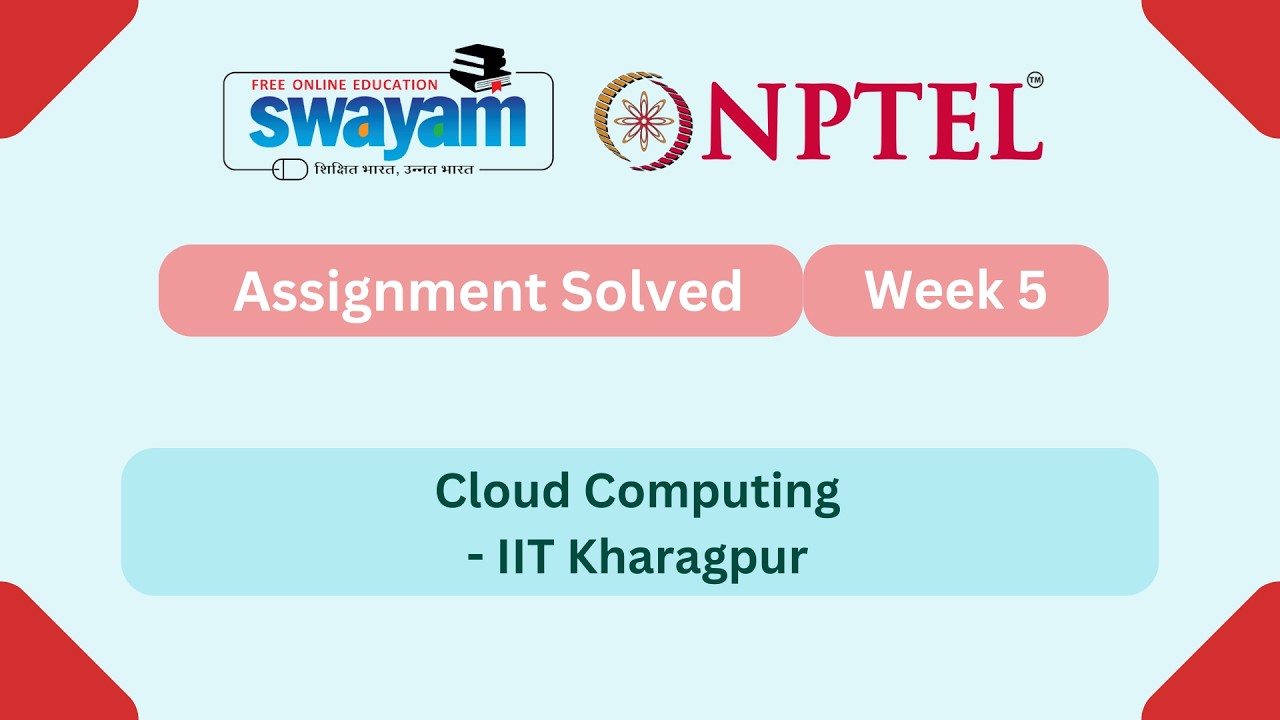 Cloud Computing Week 5 | NPTEL ANSWERS 2026 #nptel2026 #myswayam #nptel #nptelexam