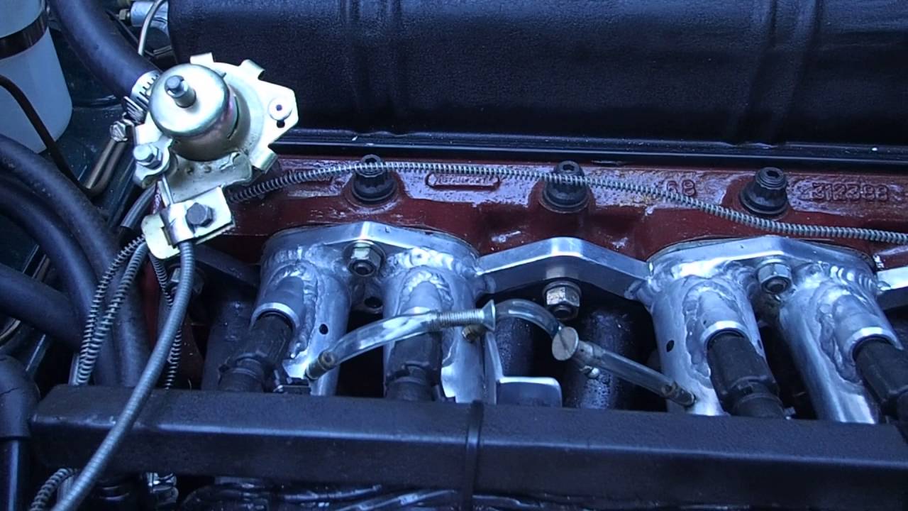 Triumph GT6 - the new engine runs