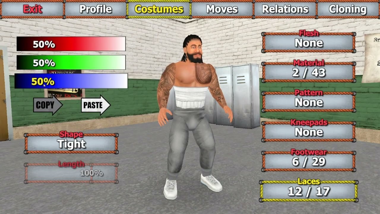 HOW To Make JIMMY USO In WRESTLING EMPIRE! • Raw • Big Jim • AWYT