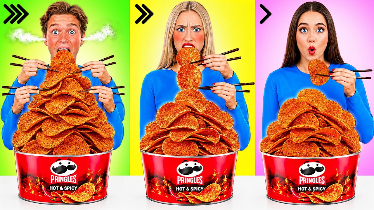 Kto je Szybciej, Wygrywa Nagrodę Wyzwanie | Śmieszne Wyzwania Kulinarne Multi DO Challenge