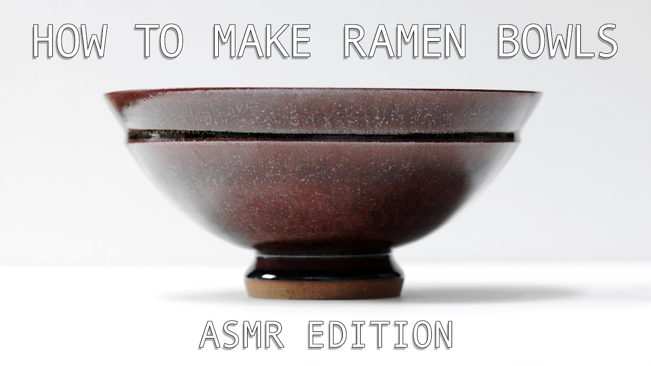 How to Make Handmade Pottery Ramen Bowls &mdash; ASMR Edition
