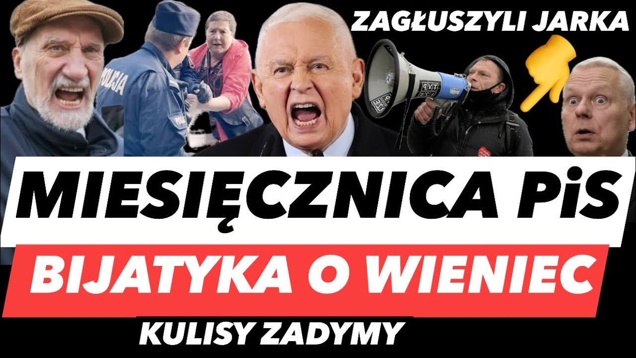 191. miesięcznica smoleńska❗ Górnicy zagłuszają modlitwę syreną | Kaczyński usłyszał prawdę o sobie