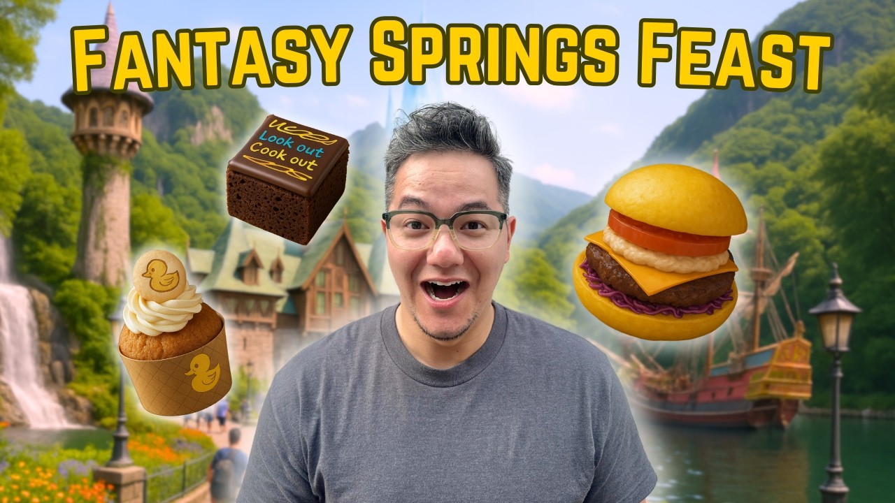 Is it MAGICAL? Tasting EVERYTHING in Fantasy Springs at Tokyo DisneySea!