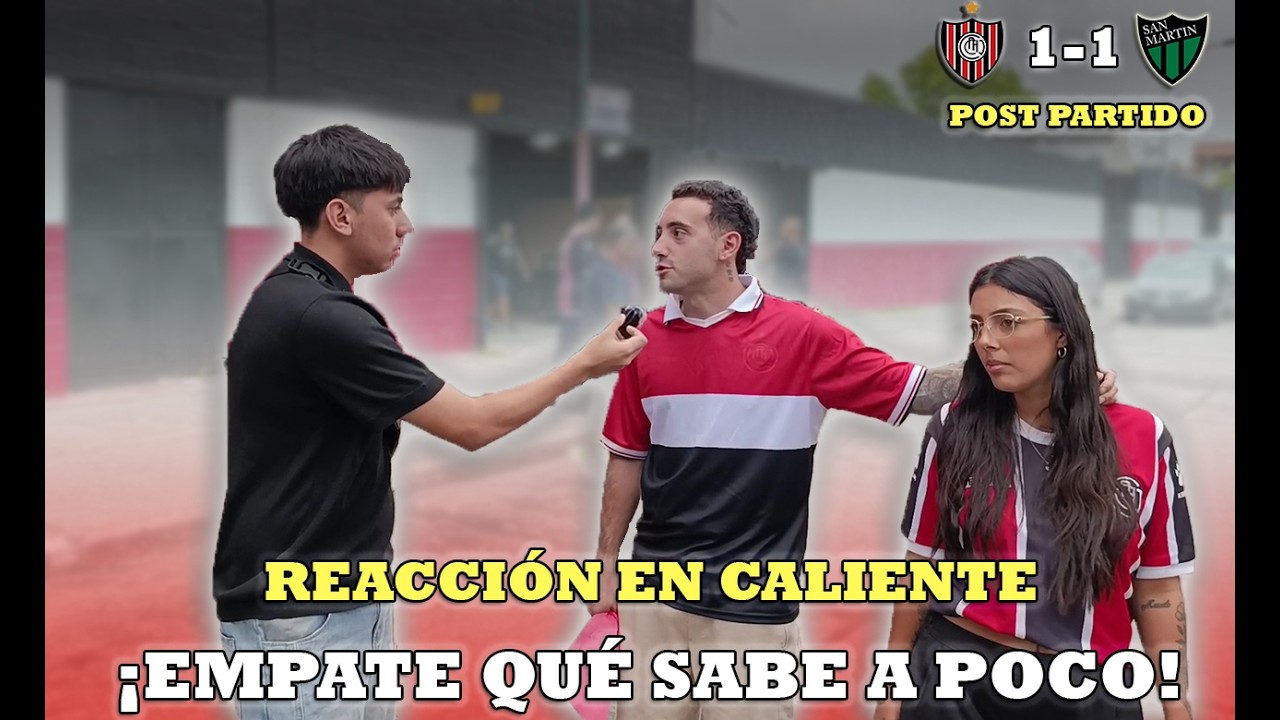 ¡ESTO RECIÉN ARRANCA! | REACCIÓN POST PARTIDO CHACARITA JRS 1-1 SAN MARTÍN SJ