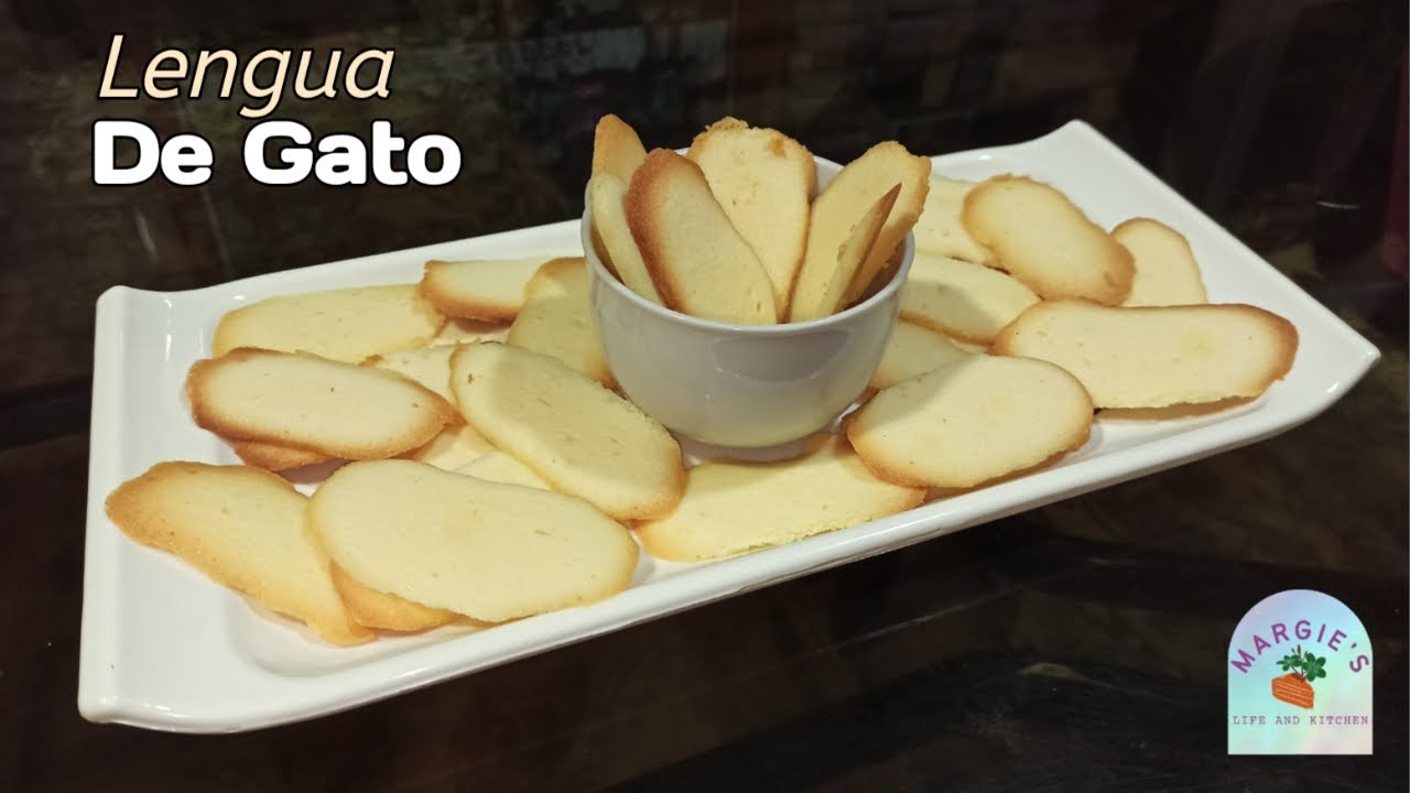 Lengua De Gato Recipe | Filipino Cookies