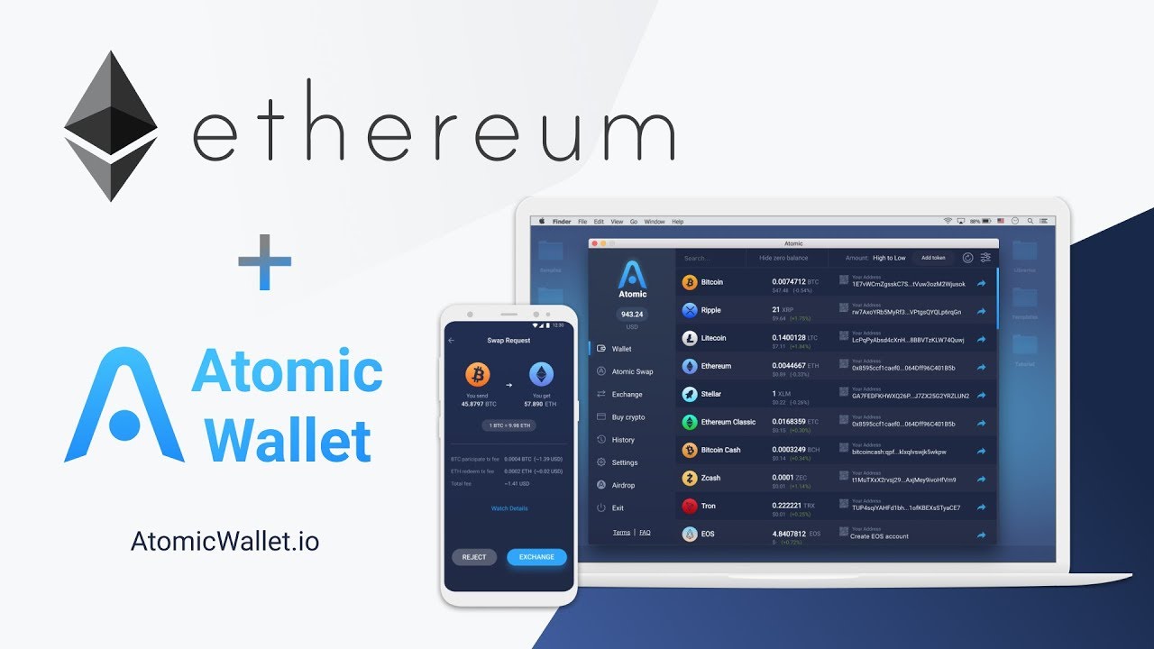 How to manage, send or withdraw Ethereum (ETH) on Atomic Wallet