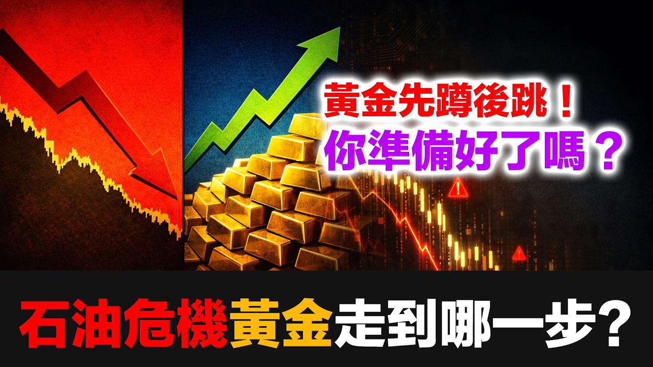 黃金先蹲後跳！歷史兩次石油危機的啟示｜北美賣出ETF卻悄悄買入實體黃金？東西方資金大分化全解析