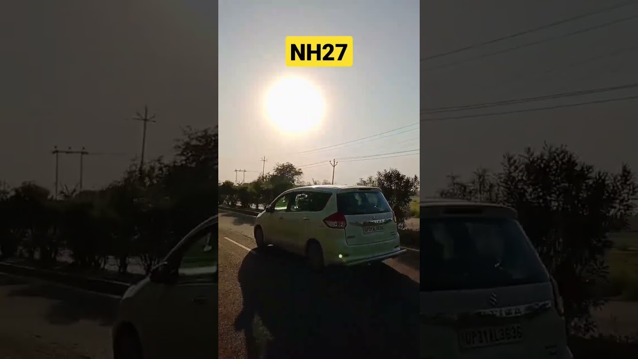 Kanpur Lucknow Highway NH27 #highway #kanpur #lucknow#nh27 #safar#travel #shortfeed #arijitsingh