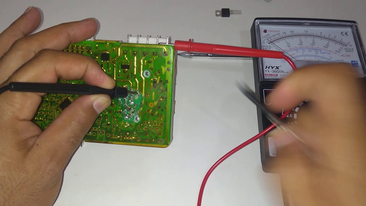Como testar TRIAC de maquina de lavar que não centrifuga - Parte 02.