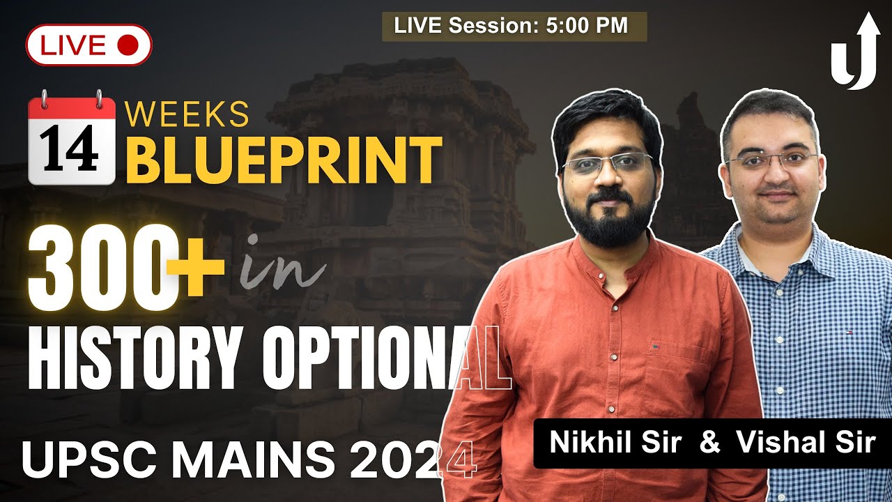 ⚡️Detailed blueprint by Nikhil sir | 300+ in History Optional | 14 week strategy for Mains 2024