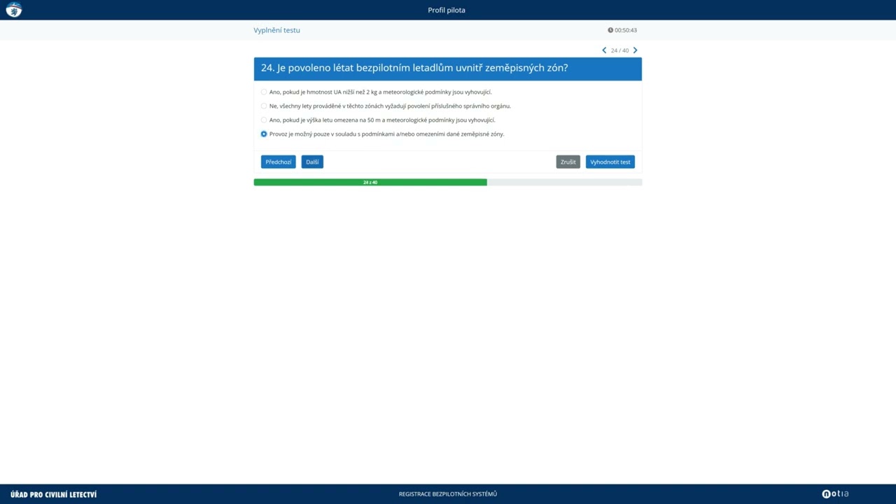 Dron OnLine Test
