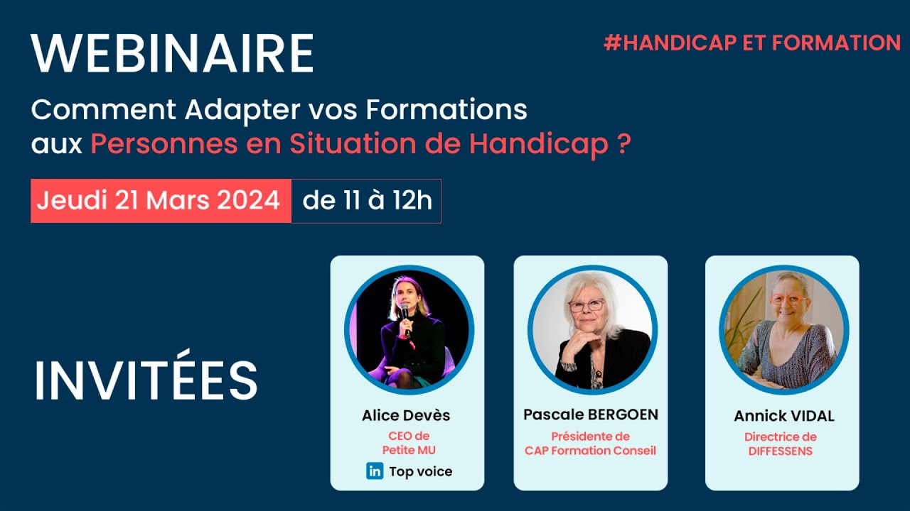 Astuces pour adapter vos formations aux personnes en situation de Handicap