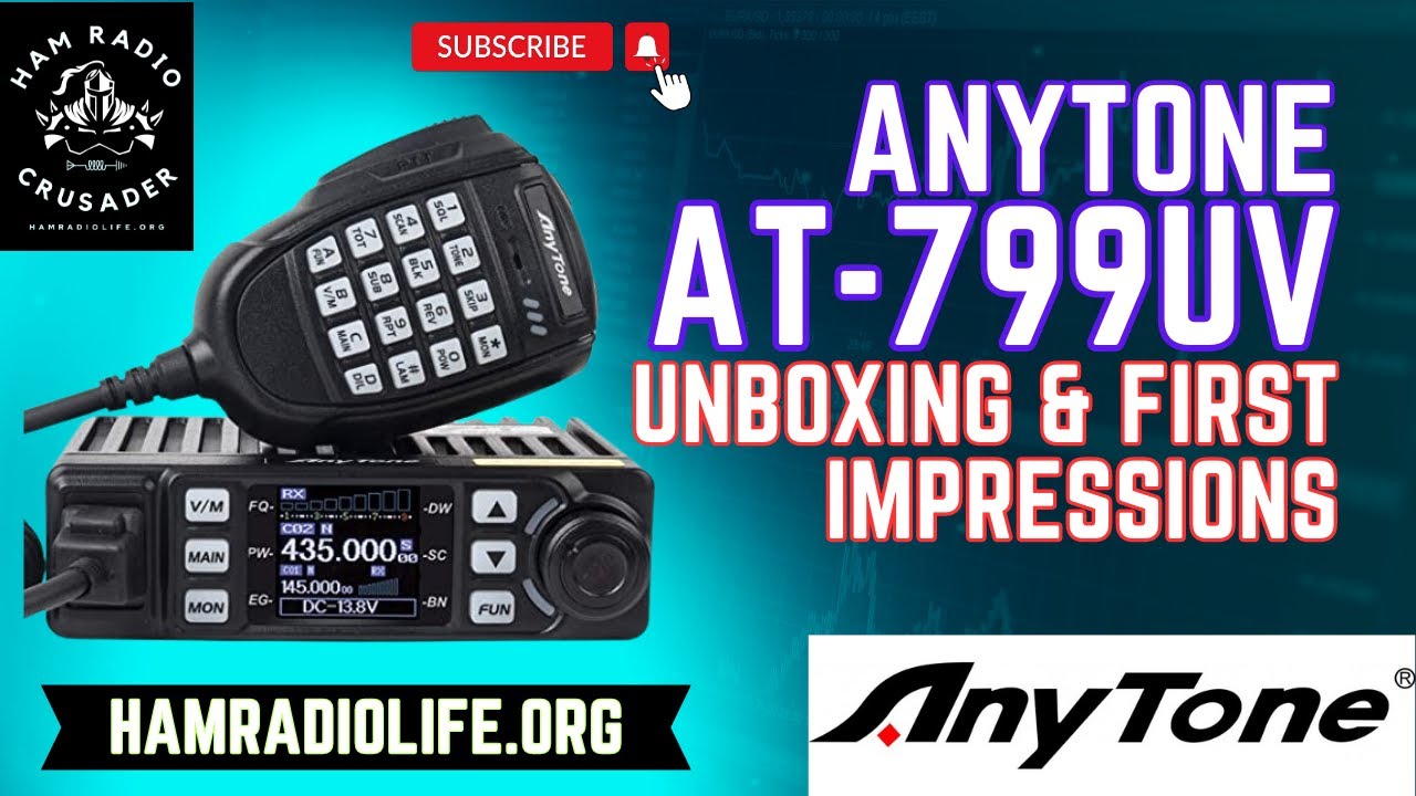Распаковка AnyTone AT 779UV и первые впечатления