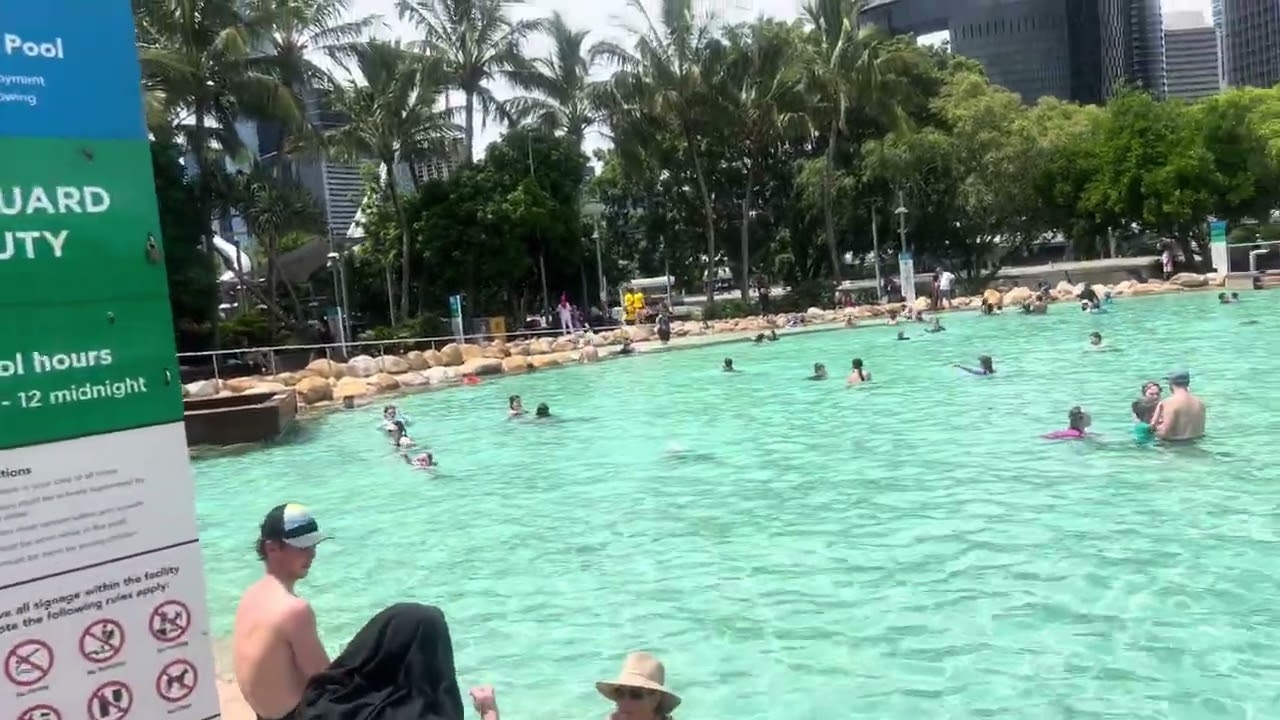 Southbank brisbane  swimming 