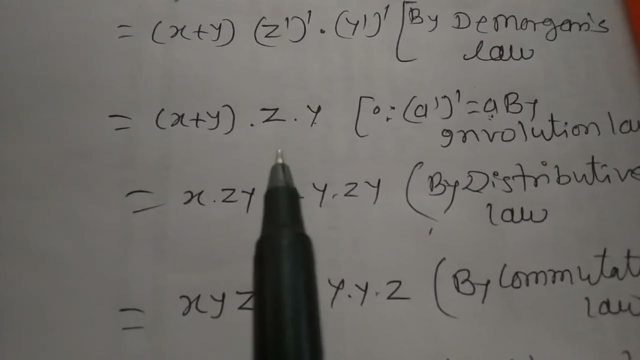 convert f(x,y,z)=(x+y)(z'+y')' into DNF