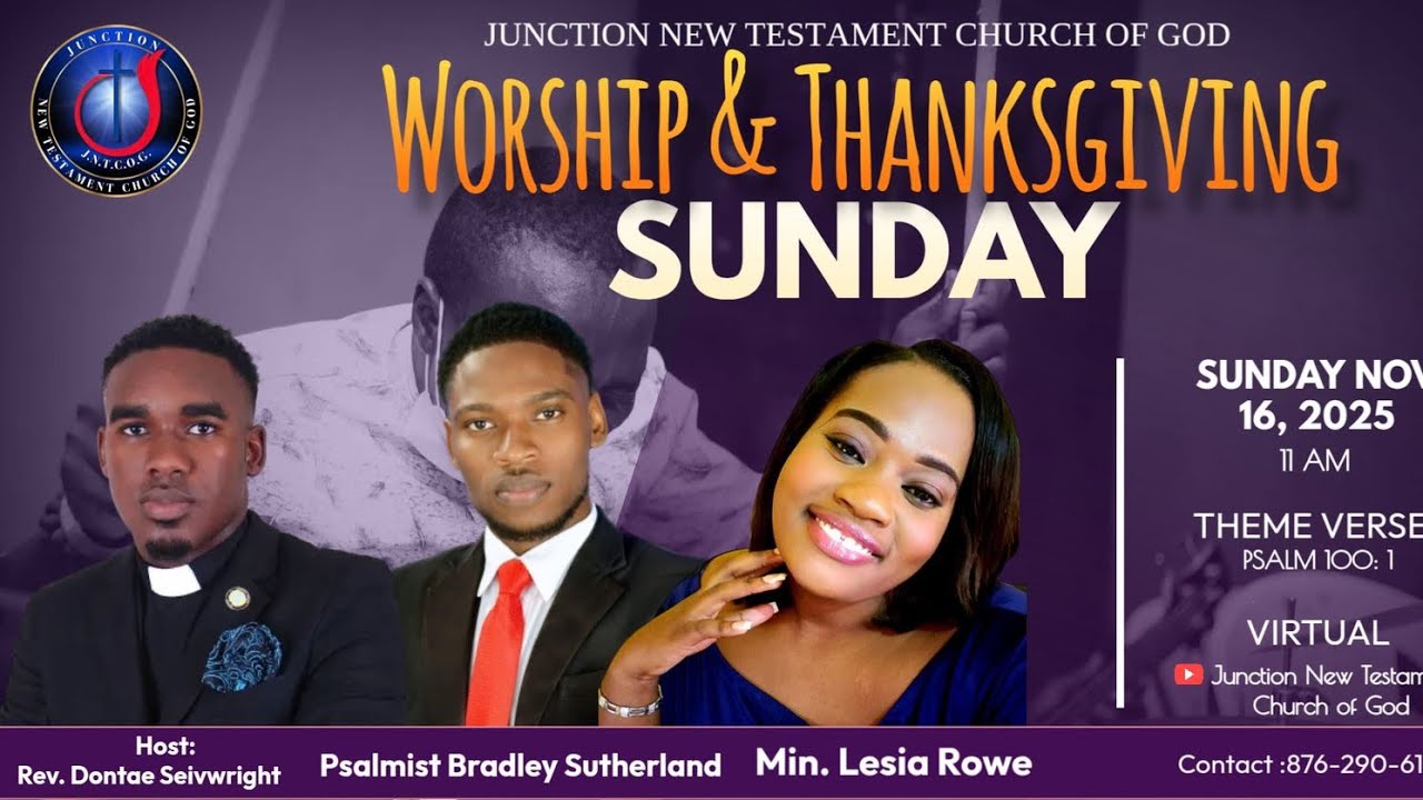 A MUST WATCH! |Worship & Thanksgiving Sunday| November 16, 2025