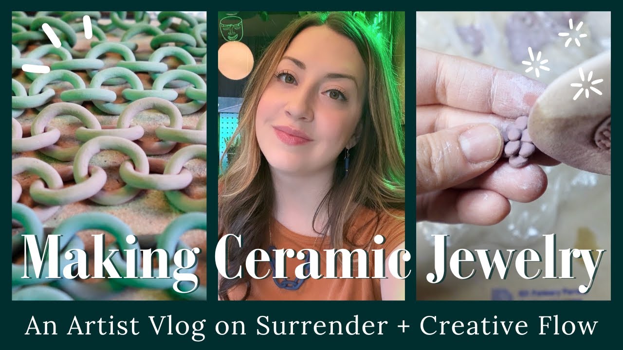 Studio Vlog: Ceramic Jewelry Making + The Art of Surrender