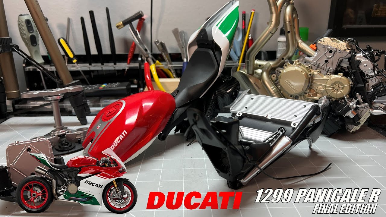 Build the Pocher Ducati 1299 Panigale R Final Edition 1:4 Scale Motorcycle - Part 5