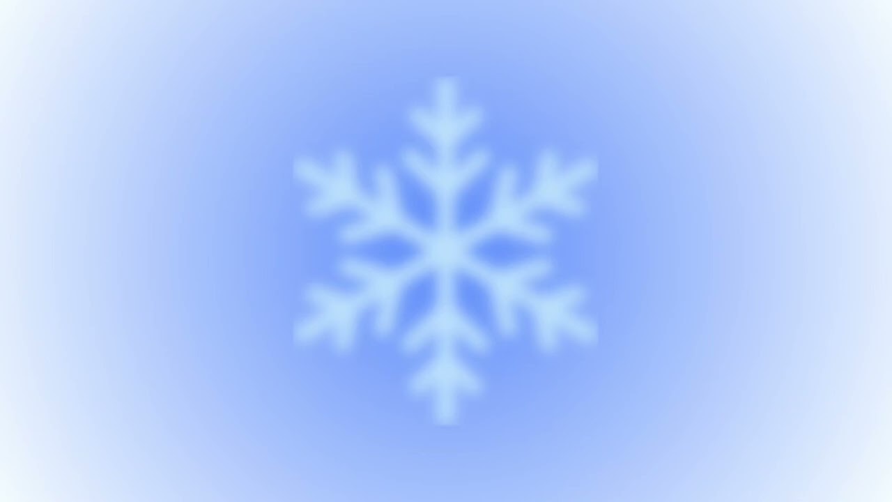 Pastel blue aura snowflake wallpaper❄️soft winter aesthetic background loop