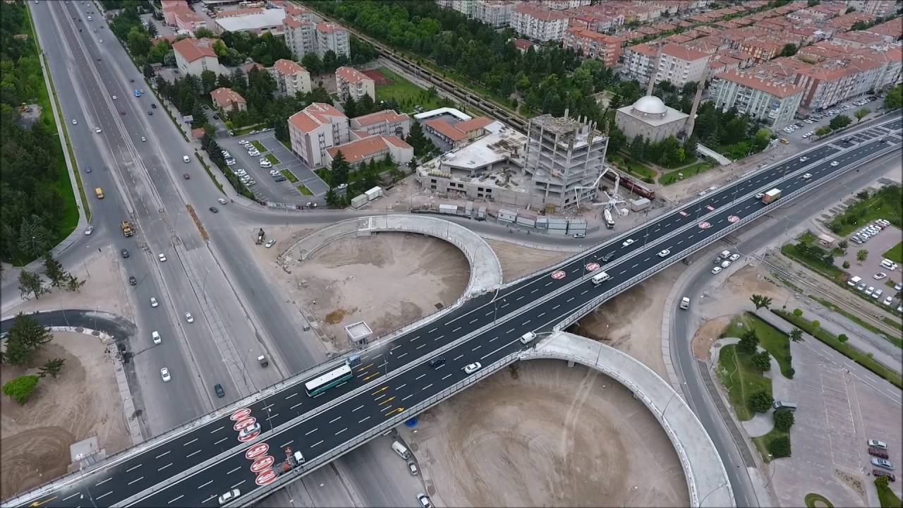 Kayseri Çevreyolu Köprülü Geçiş Havadan Görüntüleme 2