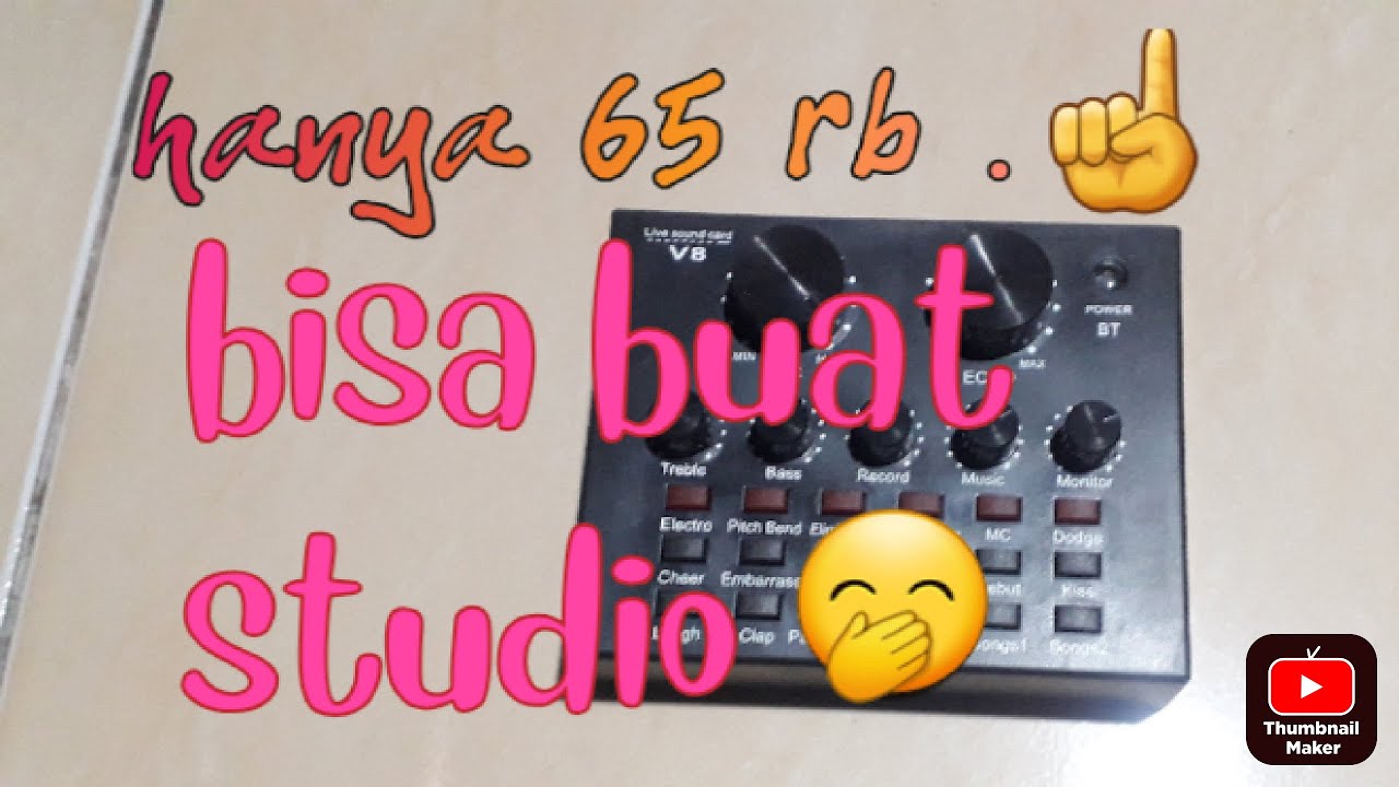 Review sound card V8 ada bluetoothnya @cak el bisa